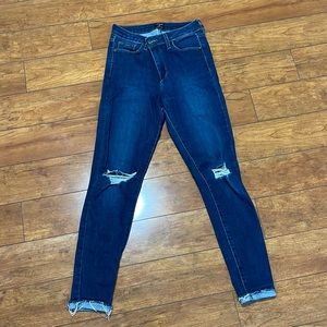 Just black skinny jeans size 27